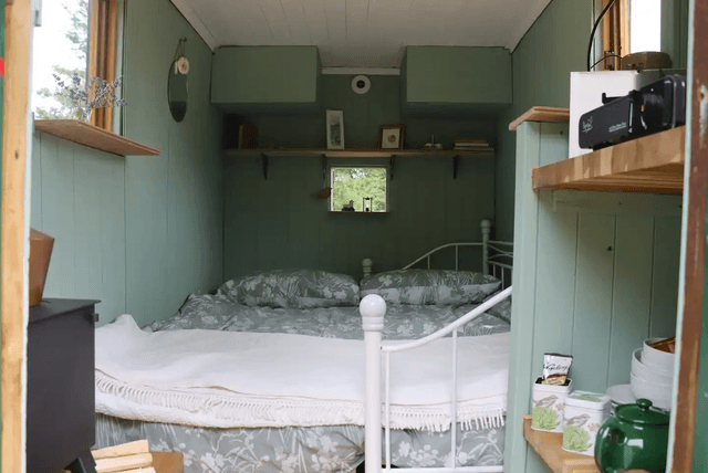 Board only stay at our shepherds hut (per night)