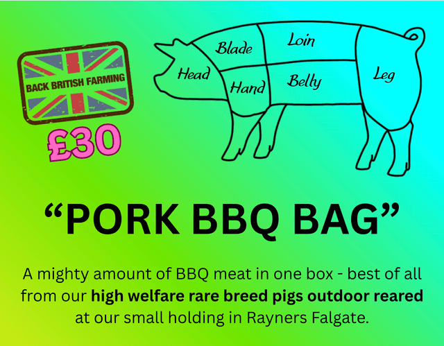 Pork BBQ bag offer - all for just £30